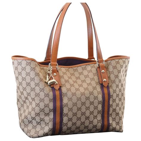 sac en toile gucci|sacs Gucci femme.